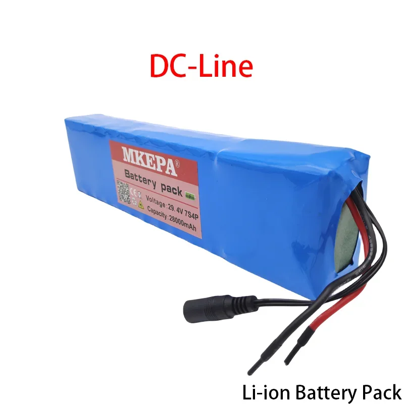 24 V 28Ah 7S4P lithium batterij Oplaadbare Batterij 29.4 v 18650 batterij power zetel BMS voeding + 29.4 v lader P108