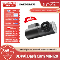 DDPAI Dash Cam MINI2X 2K 5GHz Wifi with ADAS Car DVR Camera Dashcam Night Vision2.0  Dash Camera Recorder 24H Parking Monitor