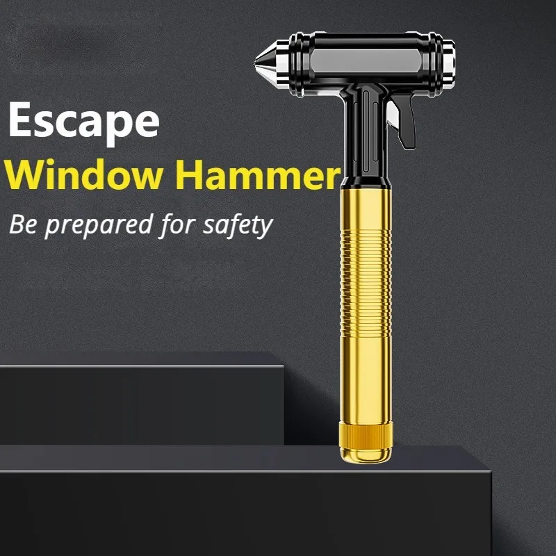 Car Safety Hammer Multi Functional Emergency Seat Belt Cutter Window Breaking Hammer Portable Car Emergent Rescue Escape Tools