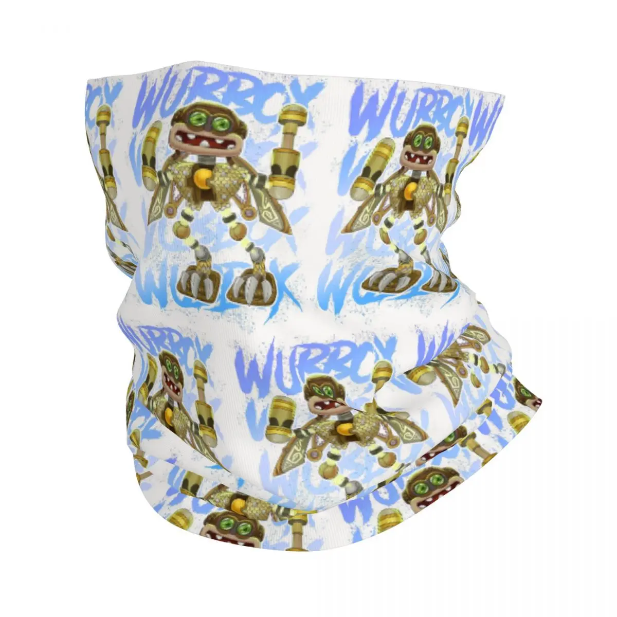 Wubbox My Singing Monsters Bandana Neck Cover Printed Wrap Scarf Multifunction Headwear Running For Men Women Adult Washable