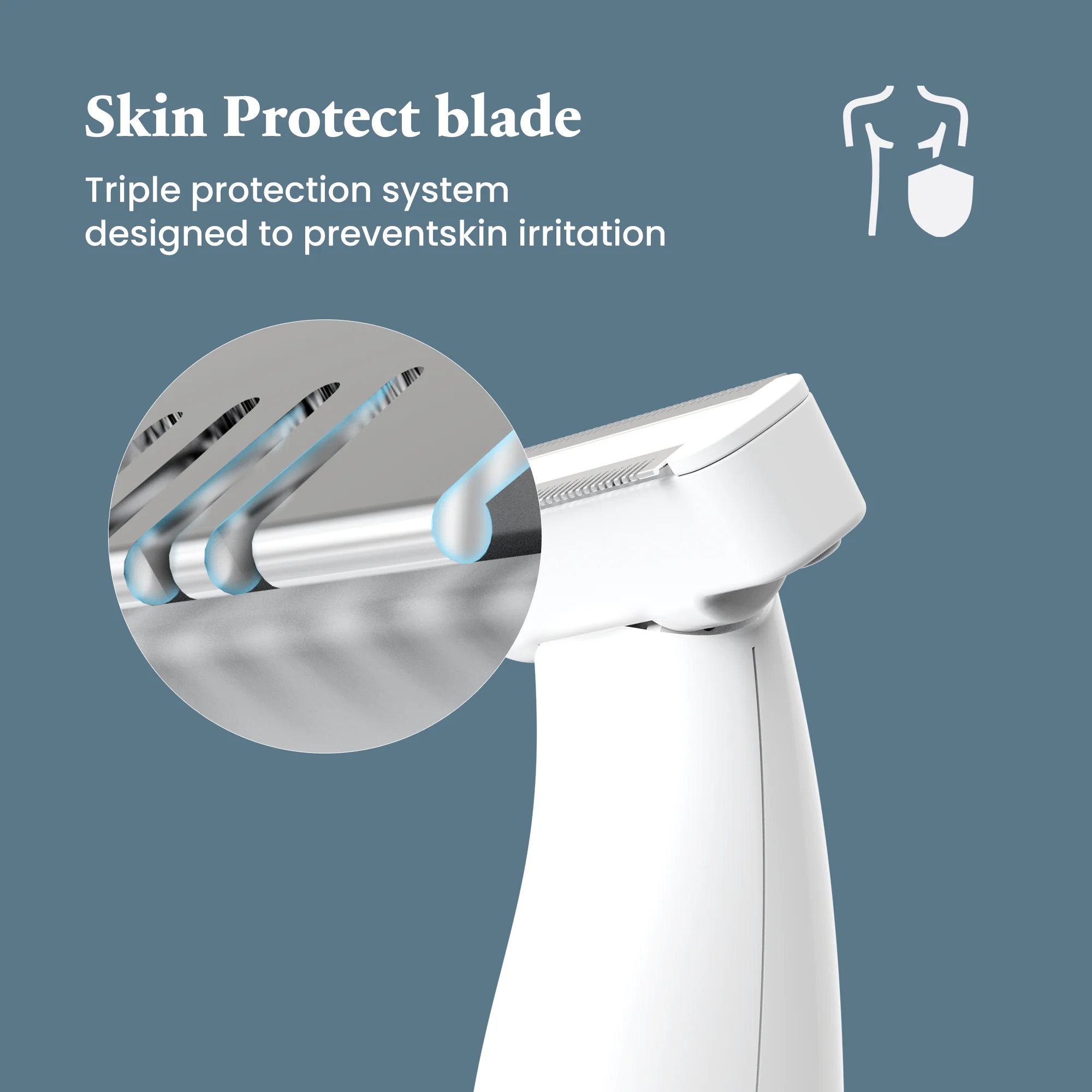 Portable Mini Electric Women Shaver Machine Single Blade Body Hair Trimmer Bikini Pubic Trimmer view 5