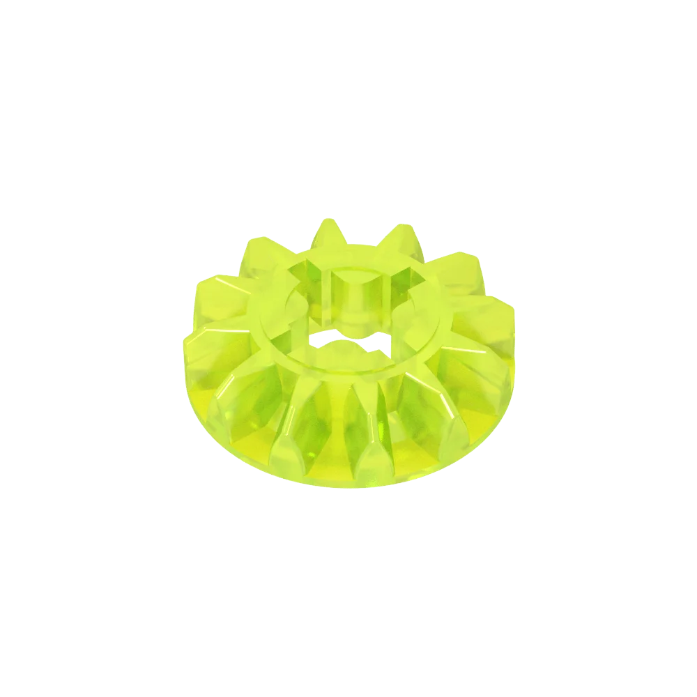 Gobricks GDS-1101 Educational Building Blocks Technical, Gear 12 Tooth Bevel compatible with lego 6589 pieces of children's DIY