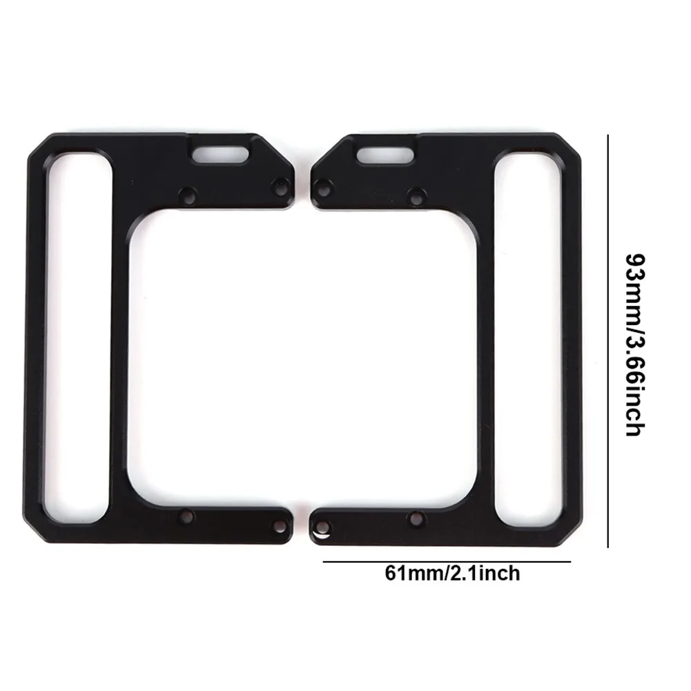 Radio Bracket Stand Holder for XIEGU X6100 HF Transceiver Side Handle Mount Outdoor Use CNC Aluminum Alloy Shield