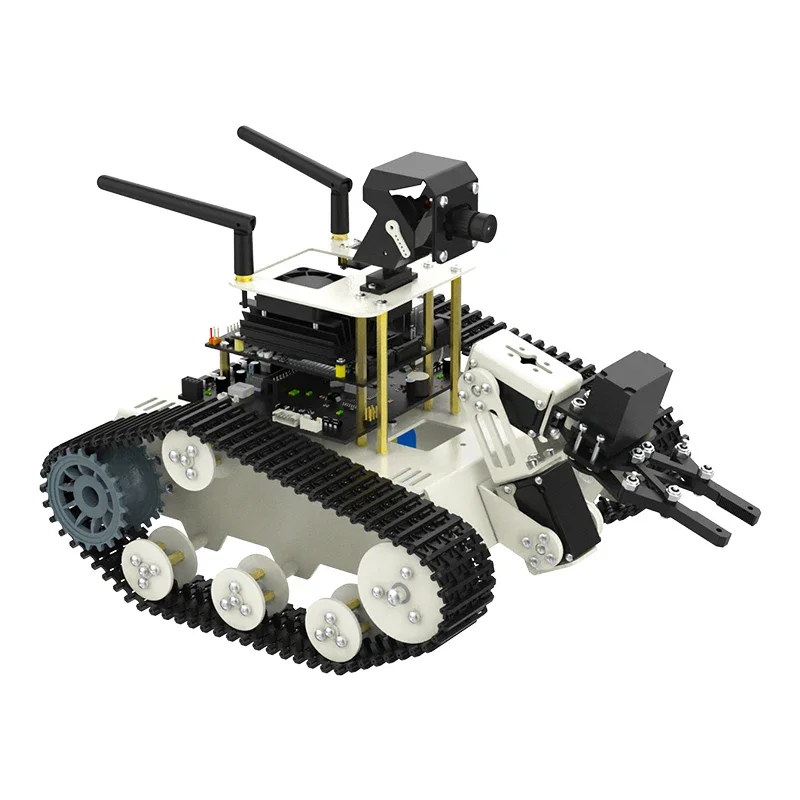 Transbot SE educational RC car with 3 DOF robotic arm and 2 DOF camera based on ROS  for Jetson NANO Raspberry Pi 5