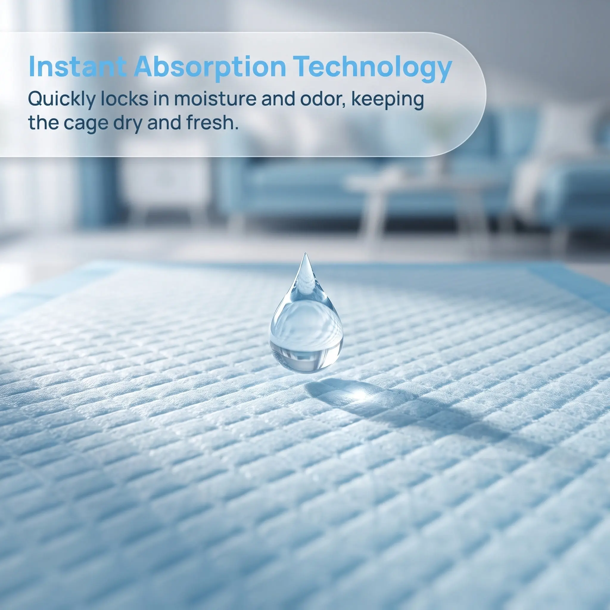 10Pcs Disposable Bird Cage Pad Paper Extra-Thick Absorbent Bird Dung Mat Quick-Dry Breathable Cage Bottom Liner for Parakeets