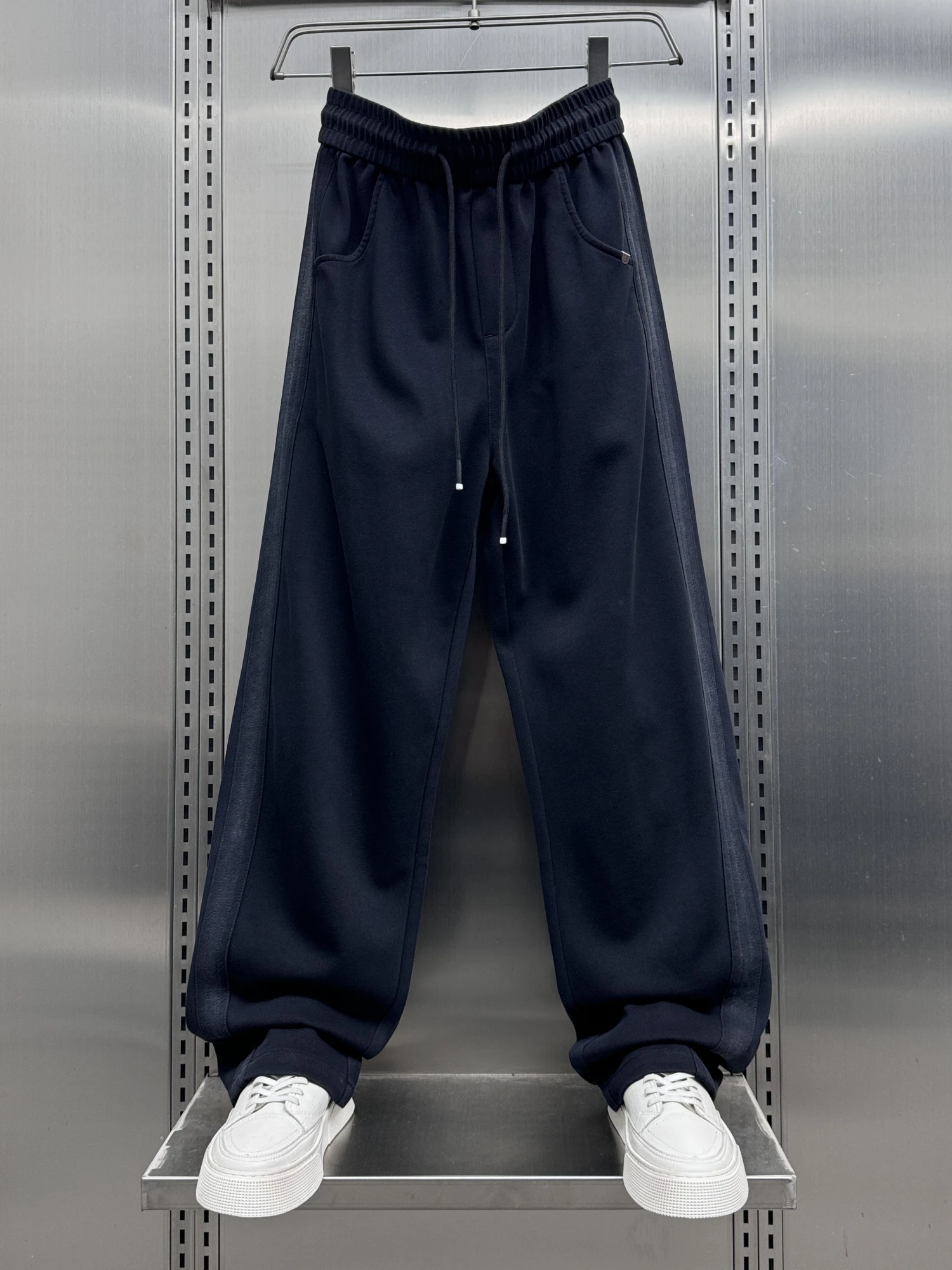 

Модные мужские спортивные брюки премиум-класса с широкими штанинами, окрашенные в технике градиент, прямые повседневные брюки для весеннего сезона