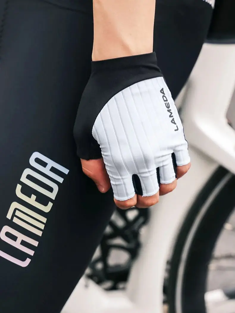 AliExpress LAMEDA Summer Bicycle Gloves Half Finger MTB Cycling Gloves for Men 3D Padded Anti-Slip Shock-Absorbing Biking Bike Accessories