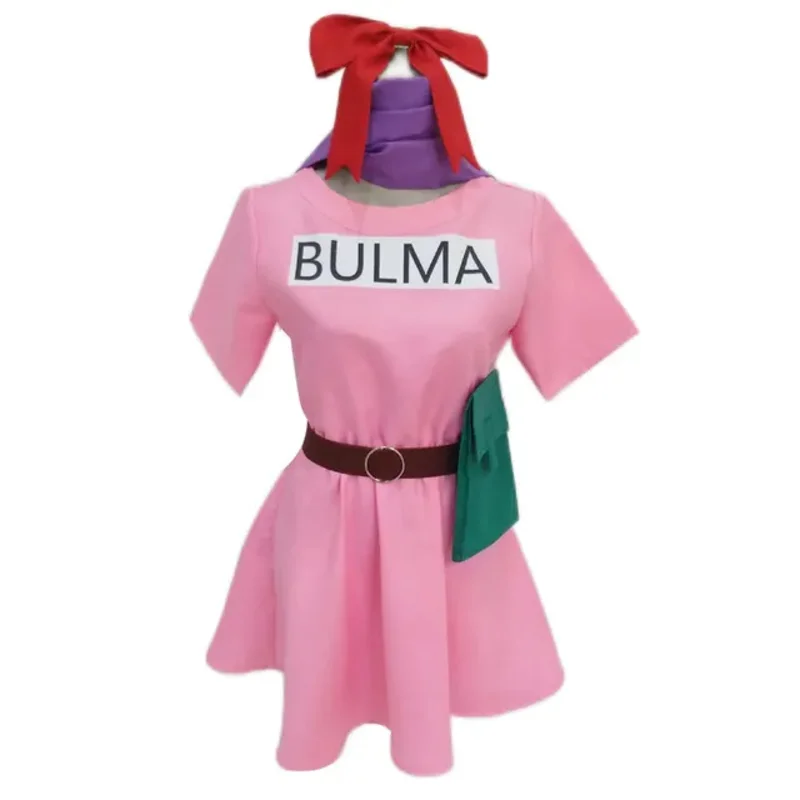 Baju karnaval ฮาโลวีนชุดคอสเพลย์ผู้หญิง Bulma สำหรับผู้หญิงหญิงสาวผู้ใหญ่