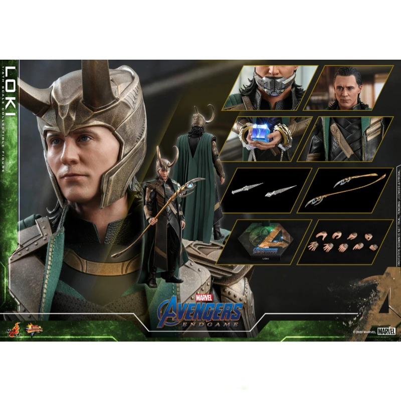 

In Stock Hottoys MMS579 Avengers 4 Loki 4.0 1/6 Animation Action Figure Toy Gift Model Collection Hobby