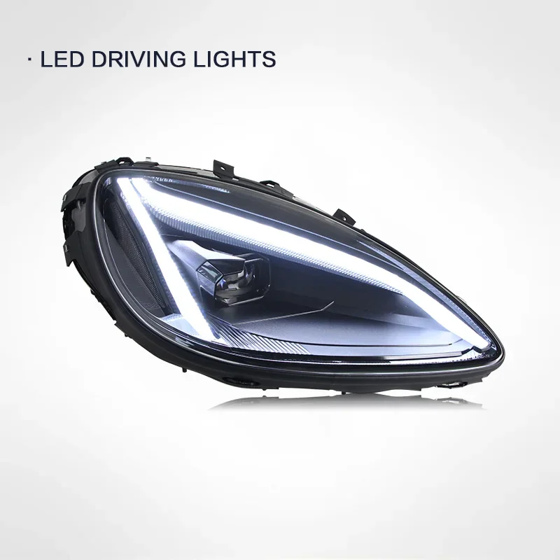 Car Lights for Corvette Headlights 2005-2014 LED Projetor Headlamp Daytime Running Light Automotive Accessories