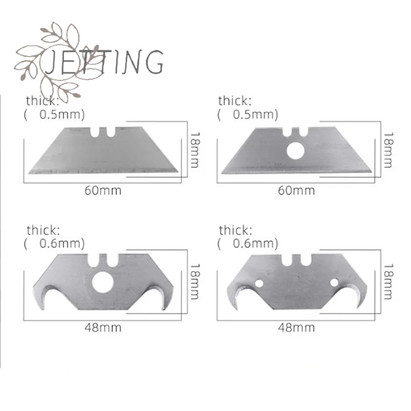 ГОРЯЧИЙ 10 шт., крючок, лезвие ножа, дельфин, акриловая доска, ПВХ, пластиковый инструмент для строительства пола, режущий рог, ковер, сталь