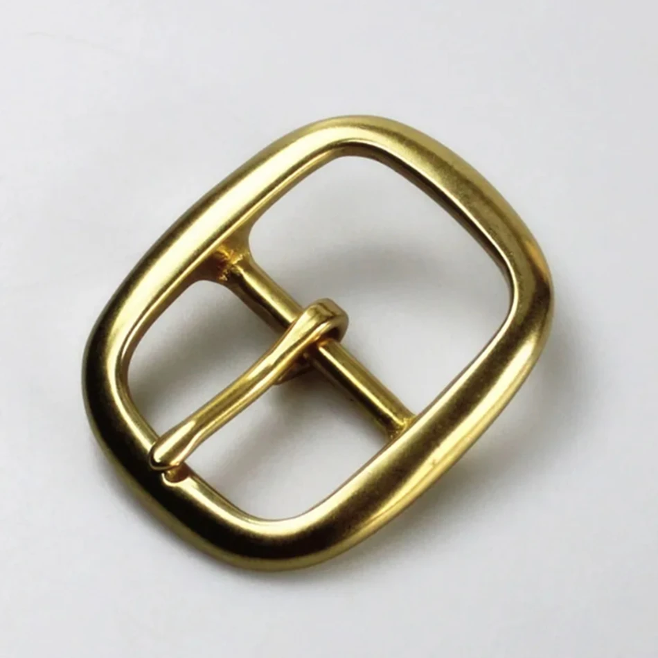 Leathercraft DIY hardware: solid brass buckle with metal clasp, suitable for men’s belts. Dimensions: 16mm, 19mm, 25mm, 32mm.