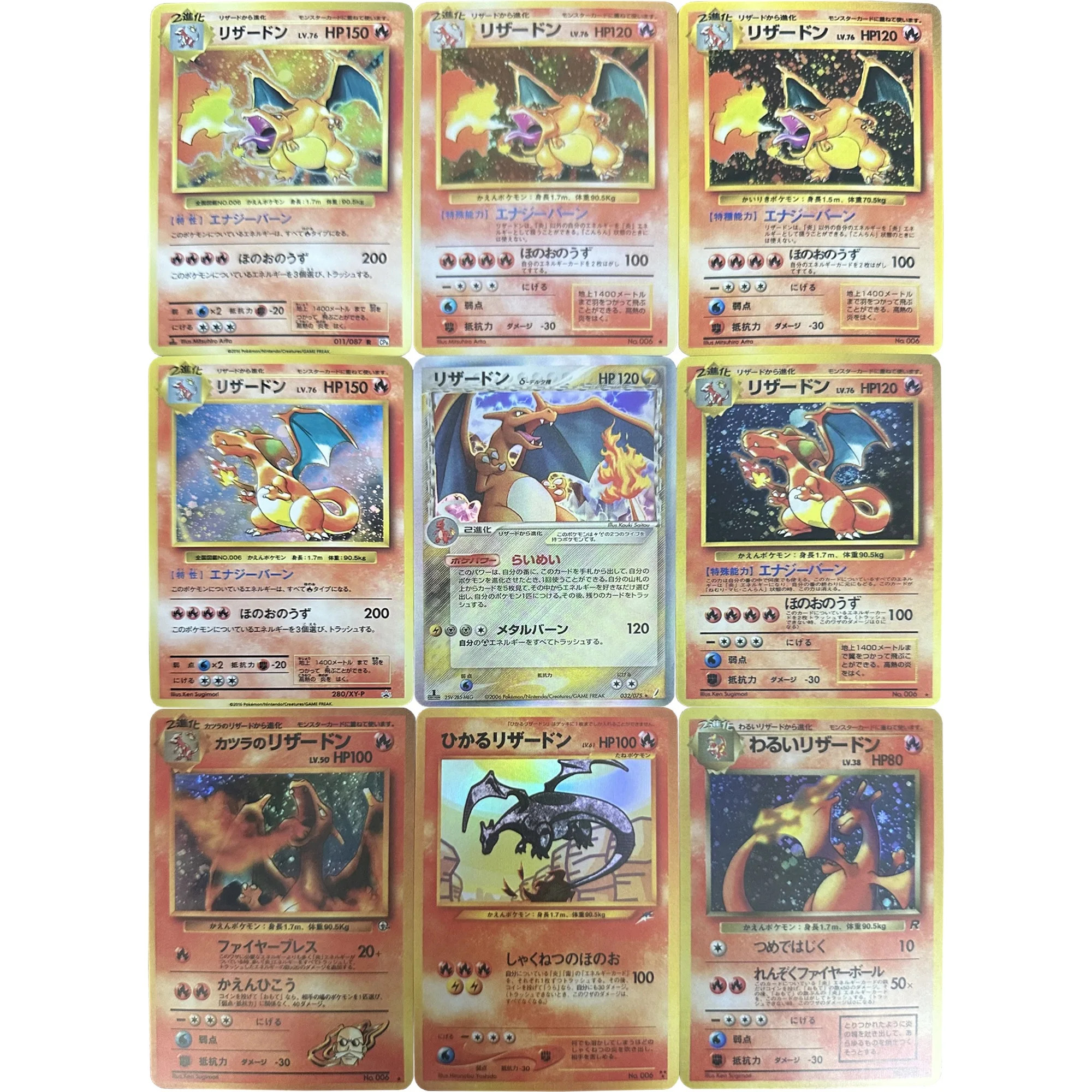 10 Pçs/set Ptcg Eeveelution Umbreon Sylveon Charizard Lugia Cartão Flash Self Made Jogo Clássico Anime Coleção Cartão Brinquedo de Presente