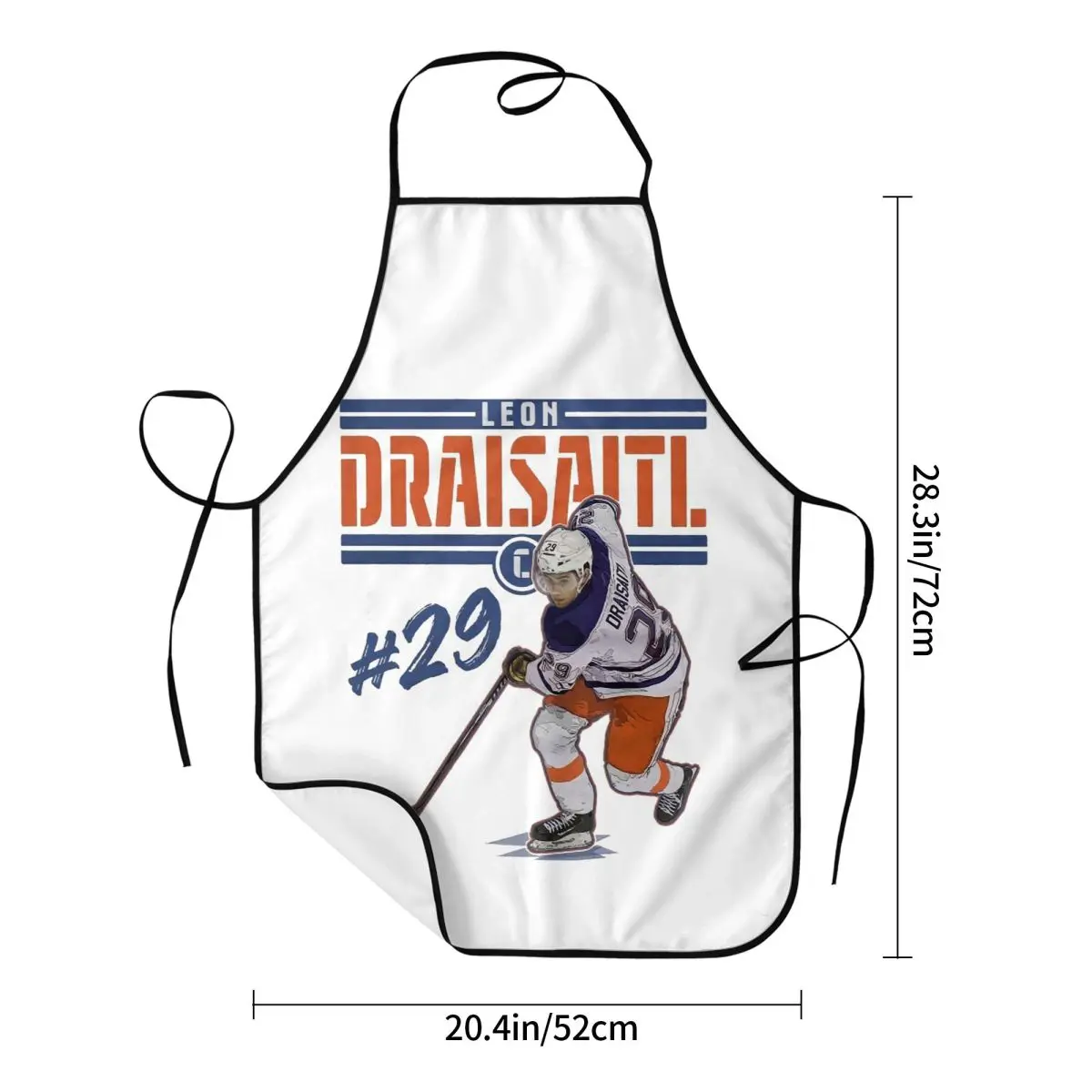 مريلة كونور ماك ديفيد 97 لمحبي إدمونتون أويلرز، مريلة مطبخ الطبخ، مريلة بدون أكمام، تنظيف المطبخ بينافور