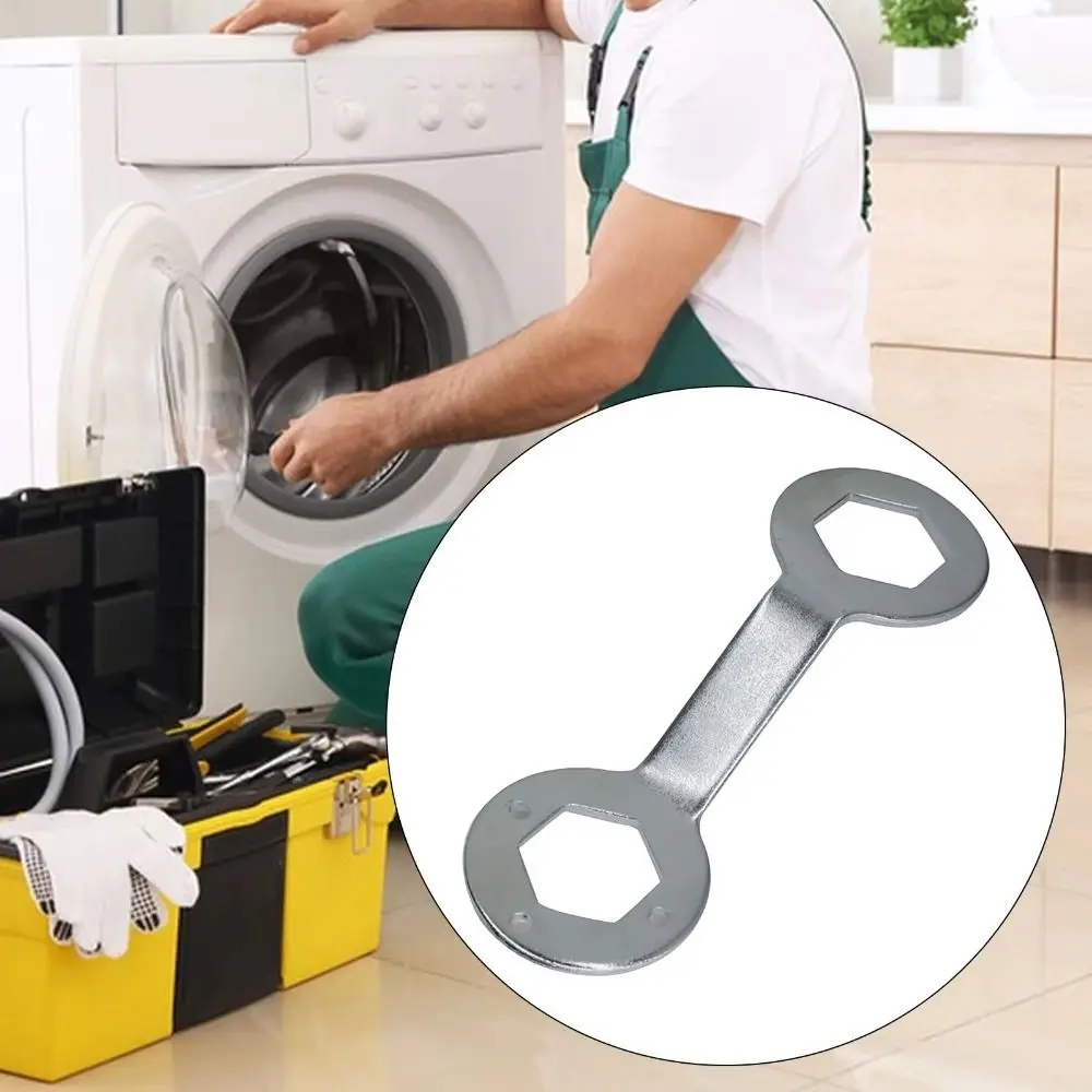 Rustproof Washing Machine Clutch Wrench Double-ended Inner Screw Nut Removal Long Sleeve Spanner Alloy Steel Solid