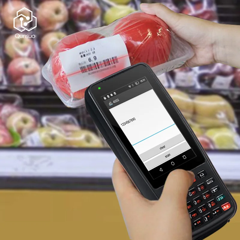 

2025 hot sale Promotion Pda Scanner Android 9.0 Barcode Scanner NFC RFID Reader Handheld Device Machine Computer Mobile Terminal