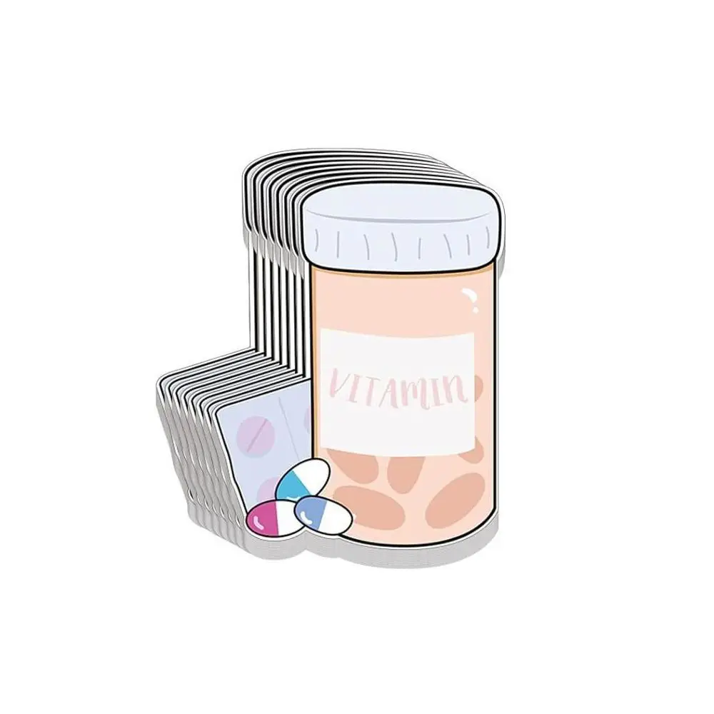 لطيف التمريض تحت عنوان ملاحظات لاصقة مجموعة ملونة 30 ورقة ذاتية اللصق مذكرة سميكة للإزالة مربع مذكرة الوسادة القرطاسية