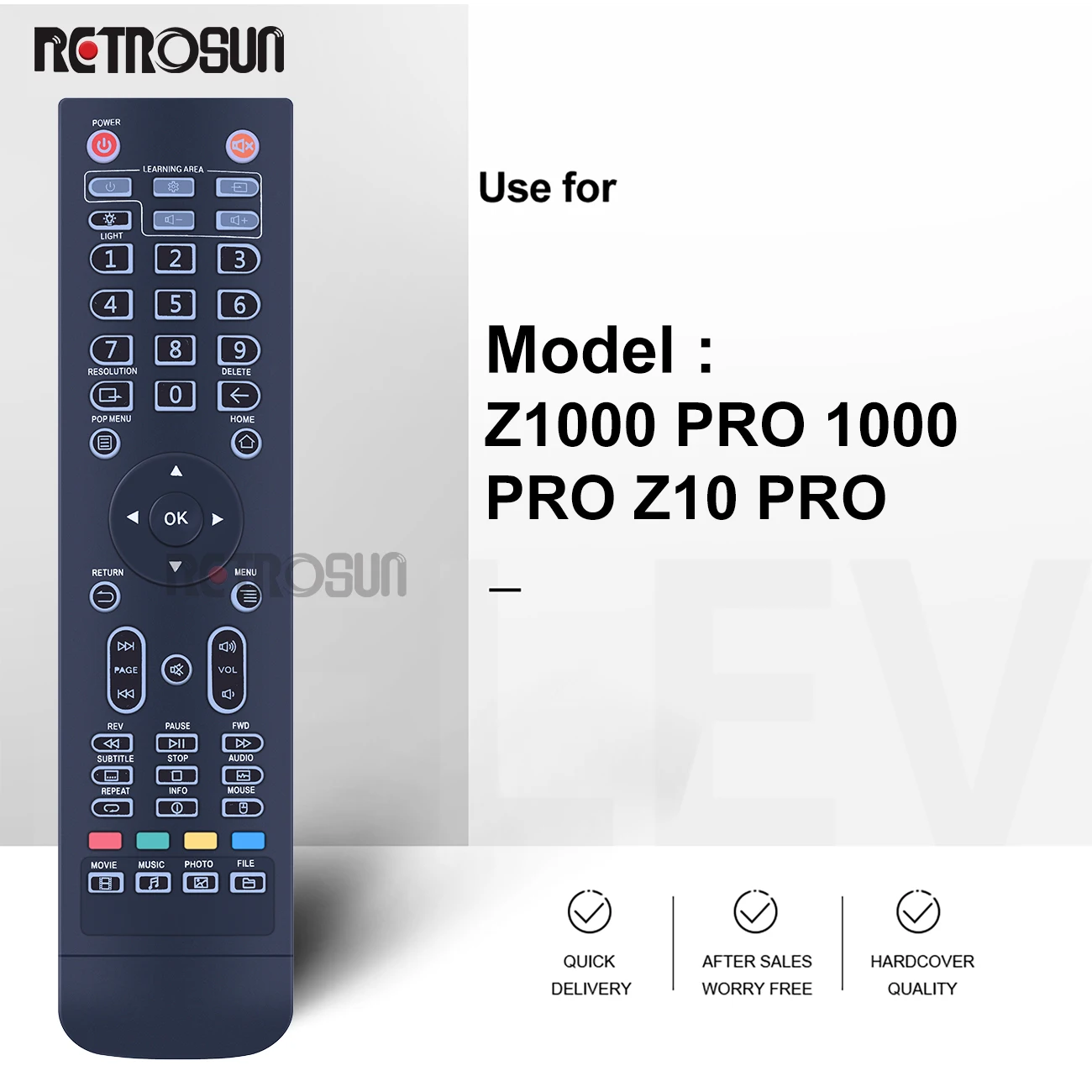 ريموت كنترول لاجهزة زيدو تي في بوكس ، z9s ، z9x ، z10 ، z10pro ، x20 ، x20 pro ، z1000 ، z1000pro ، uhd2000 ، uhd3000 ، جديد