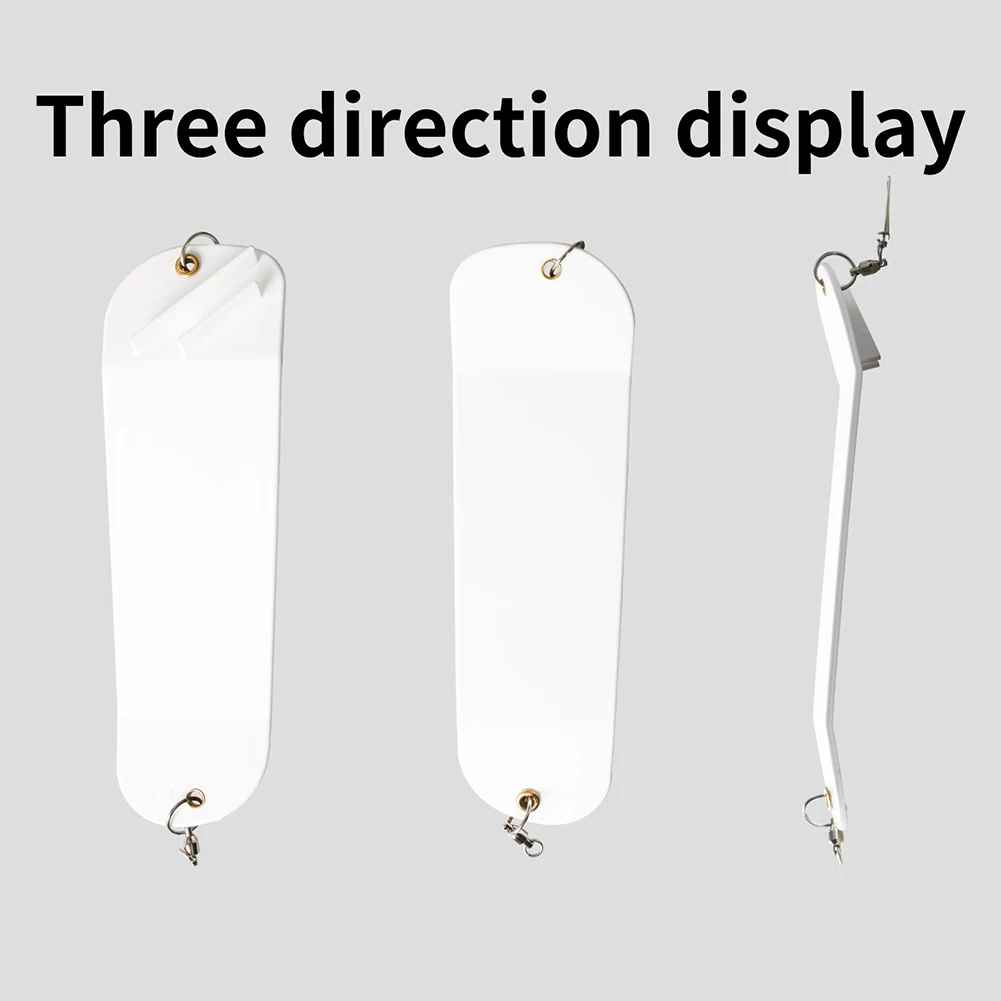 Lampeggiatore per salmone Teaser Flash Board in lega di alluminio per pesca alla traina Lampeggianti per immersioni subacquee Accessori per la pesca all'aperto