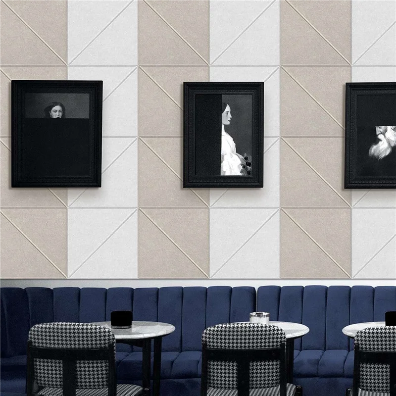 

A44U 12 Pack Acoustic Panels, 12 X 12Inch Decorative Soundproofing Panels, Wall And Ceiling Acoustical Panels Shallow Camel Dura