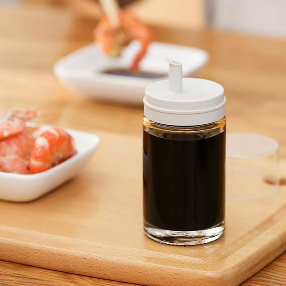 

Small Glass Soy Sauce Bottle Oil Dispenser Vinegar Container Leak- Seasoning Cruet Transparent Bottle
