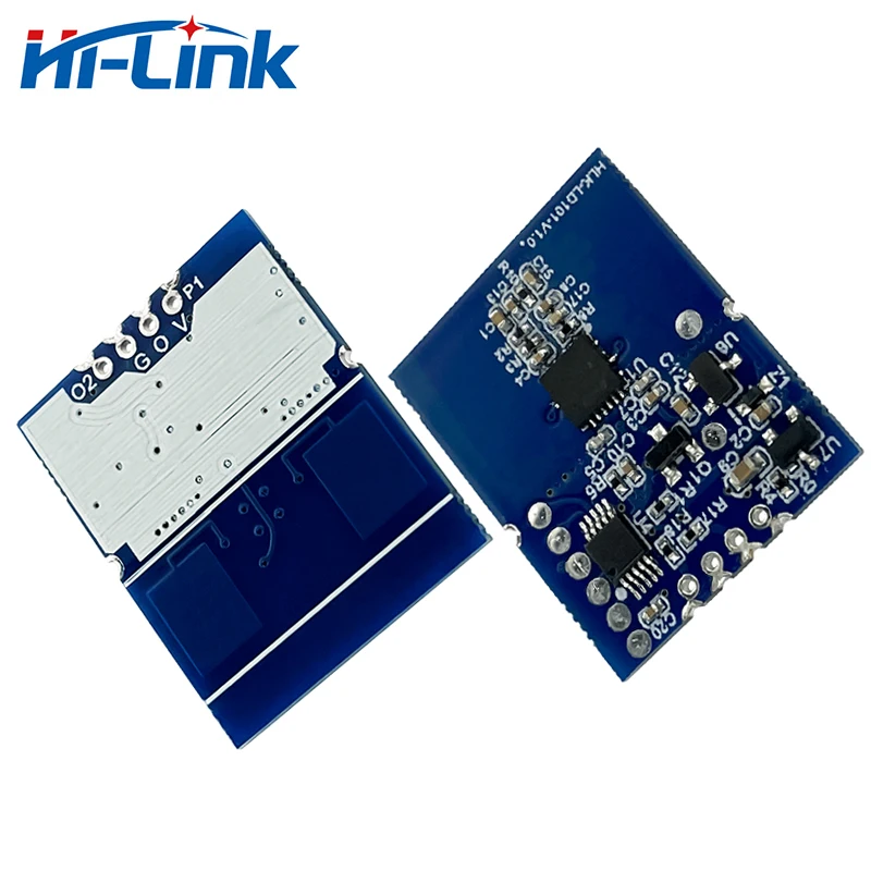 Imagem -02 - Hi-link Módulo Radar 10g para Inteligente Microondas Indução Switch Doppler Sensor de Detecção de Movimento Humano Ld101 20 Pcs