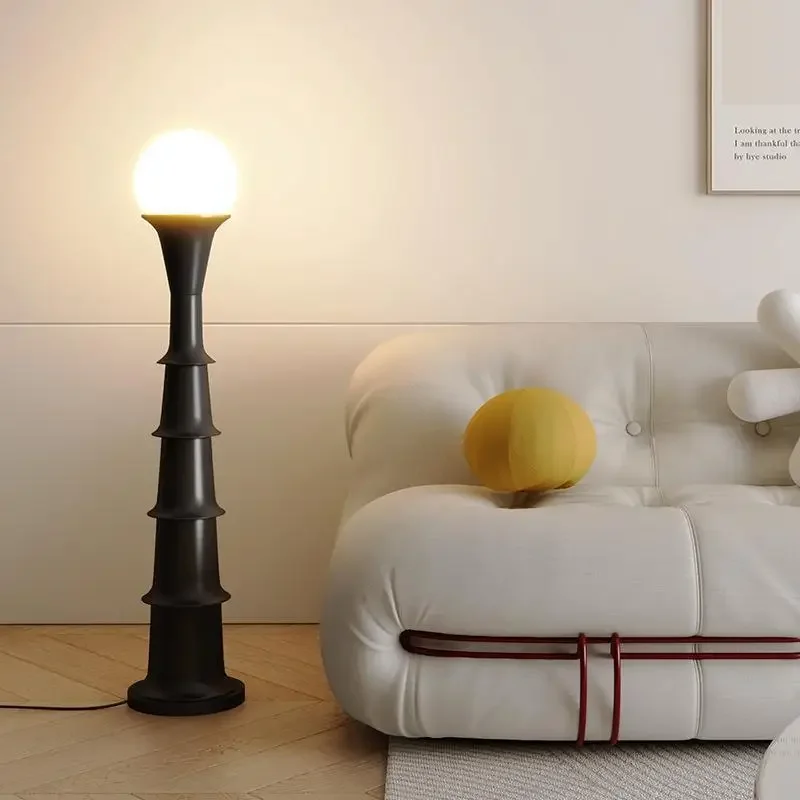 High Aesthetic Instagram Style Floor Lamp Creamy Style Bedroom Bedside Sofa Lamp Creative Decorative Ornament Vertical Lamp