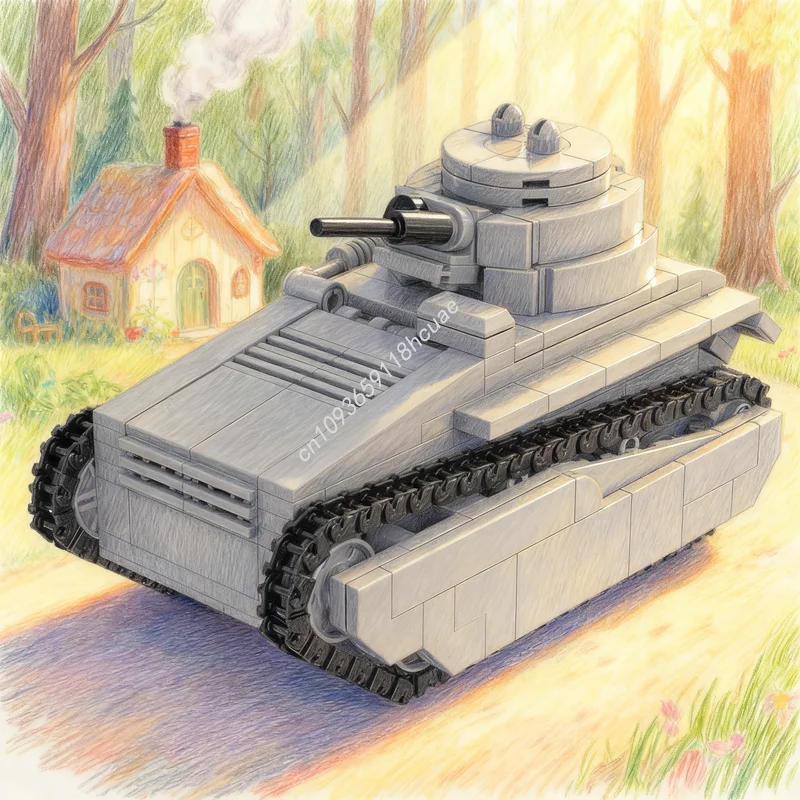 

397pcs MOC Vs Kfz Leichttraktor Rheinmetall Custom Model Building Blocks Christmas Gift Construction Toys Idea Education