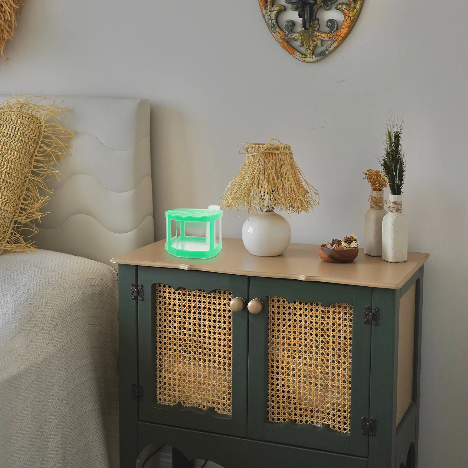 

Mini Jellyfish Tank Transparent Bowl Small High Transparency Practical Tiny Aquarium Betta Tanks Plastic Goldfish