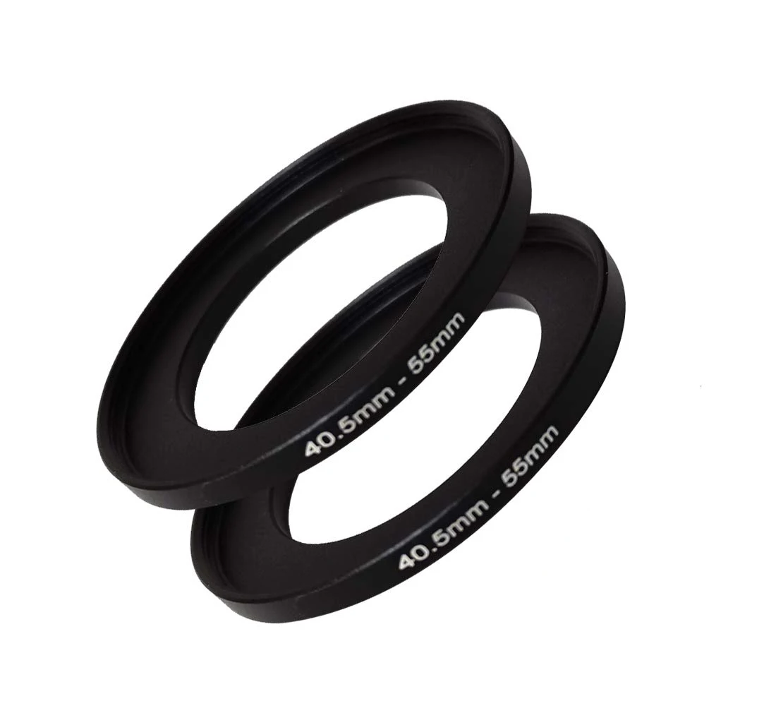 40.5mm-55mm Step Up Ring Lens Filter Adapter Ring  40.5 To 55 40.5-55mm Stepping Adapter Camera Adapter Ring