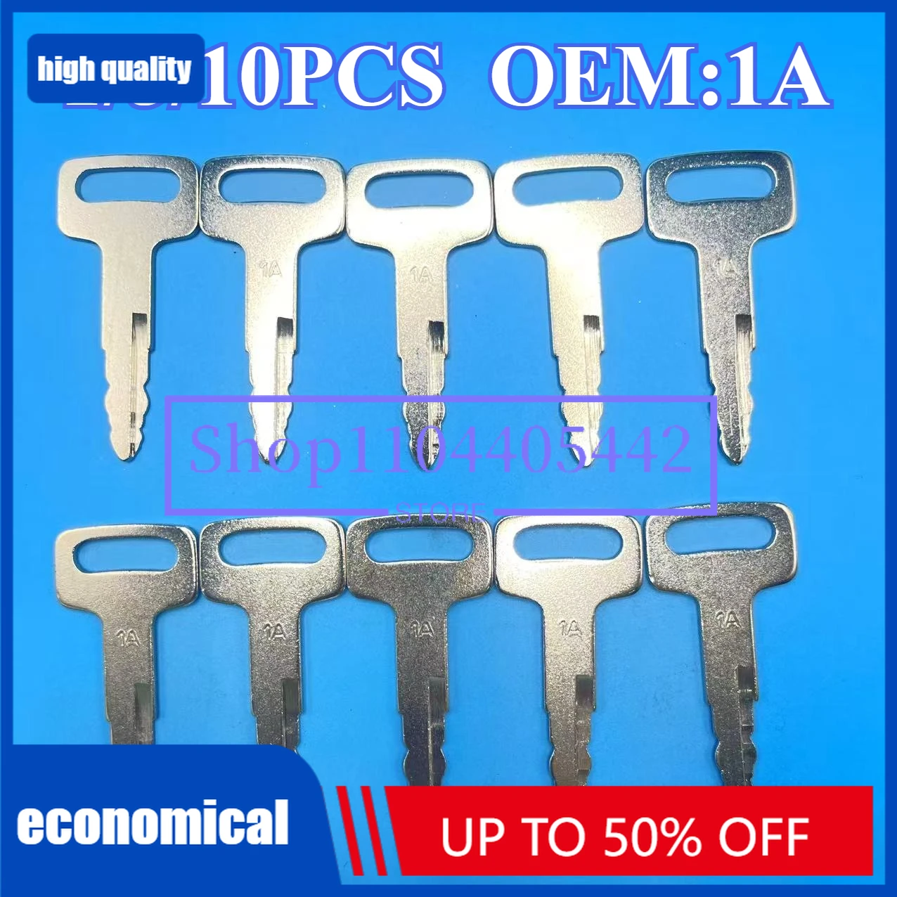 

1/5/10 PCS Key For G3 1A KEY00-GB01A Nissan ( Later Model ) Forklift Truck Equipment Ignition Start Switch