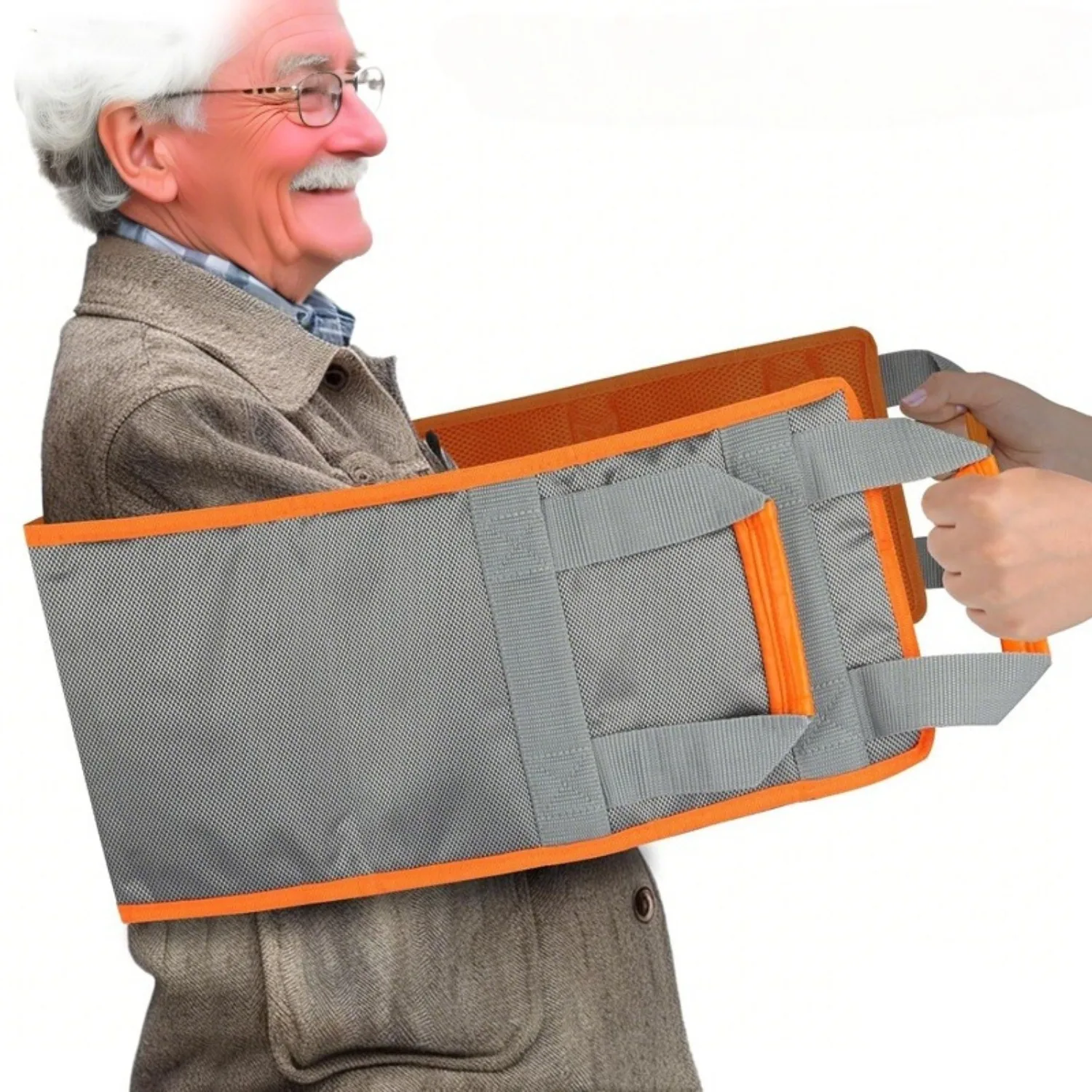 Patient Body Padded Transfer Sling Waterproof Fabric Multipurpose Bed Nursing Sling for Bedridden Elderly Disabled Patients