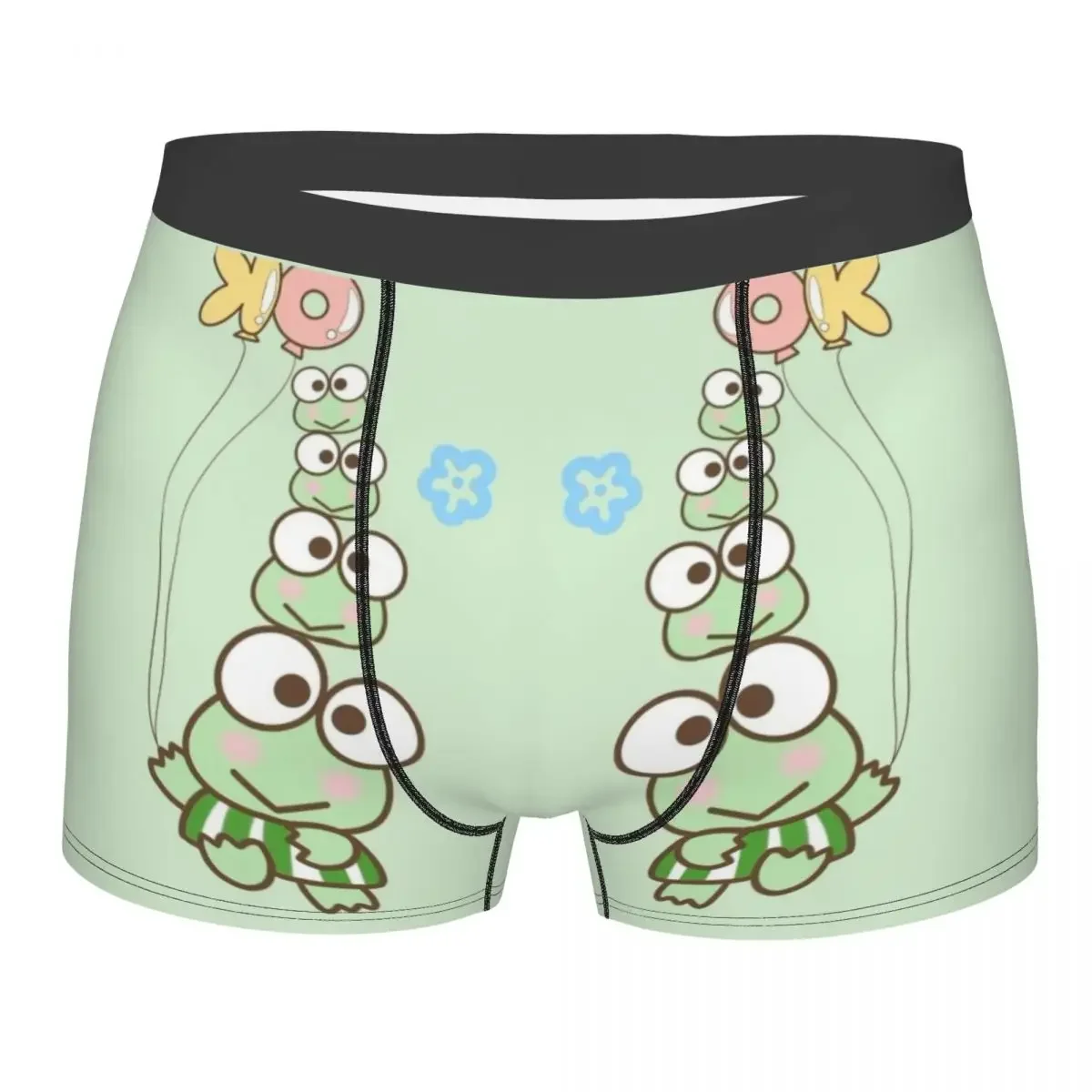 Custom Keroppi Front Boxer Shorts For Men 3D Print Underwear Panties Briefs Breathable Underpants