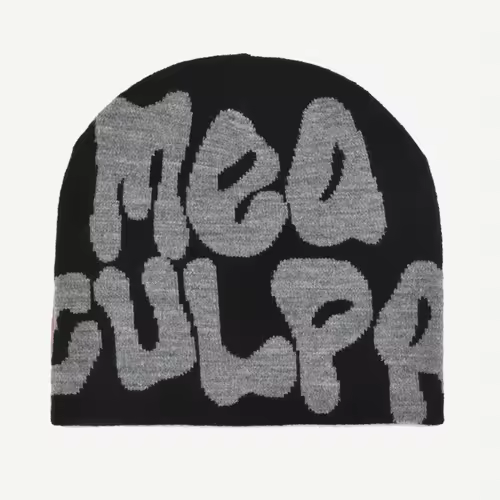 Mea Culpa Knitting Beanies Hat For Women Men Couple Y2K What's In Fashion Bonnet Kpop Wool Skullies Hoods Lady Caps Gorro шапка - Image 29