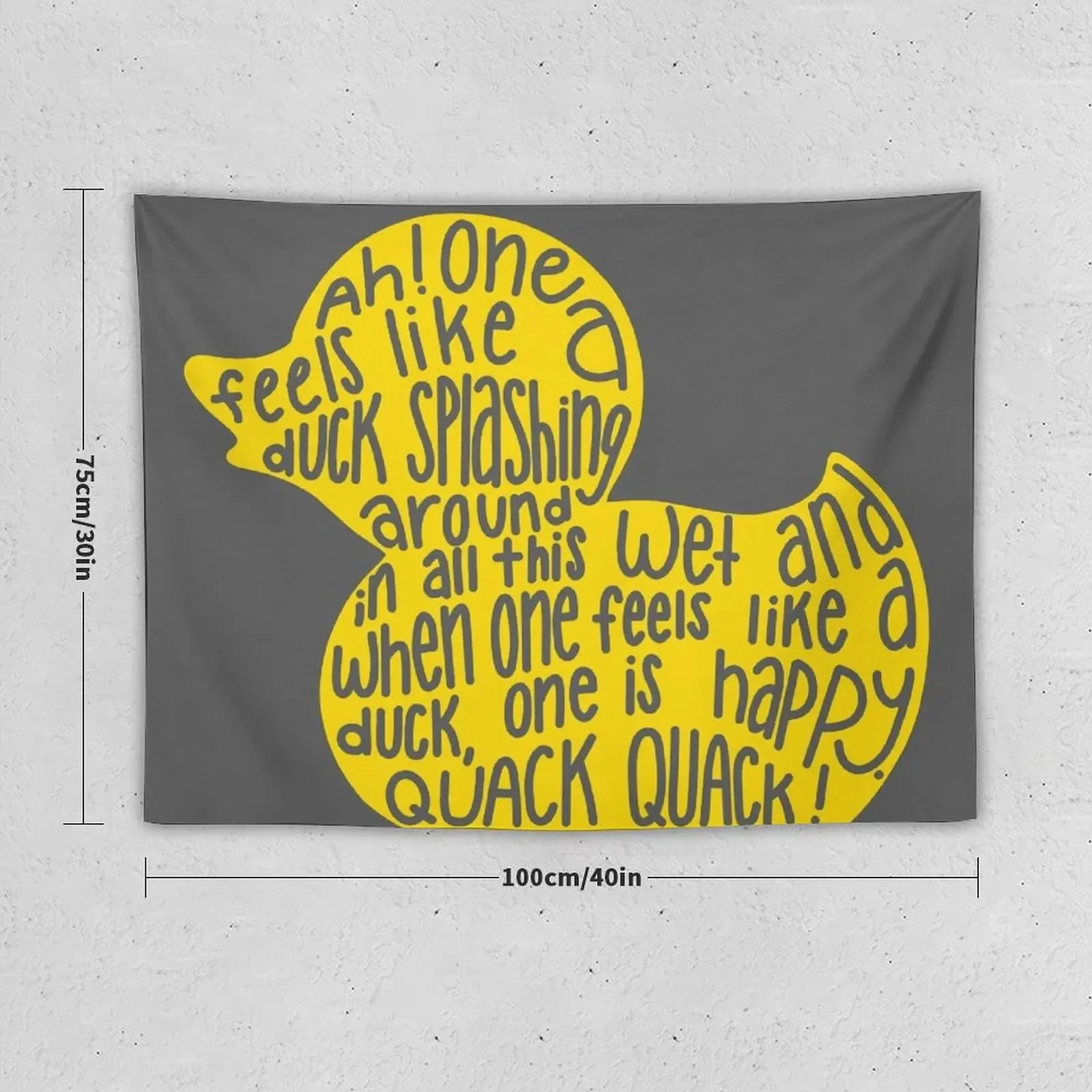 Mulaney duck Tapestry Room Decor Cute Room Decor Korean Style Tapestry