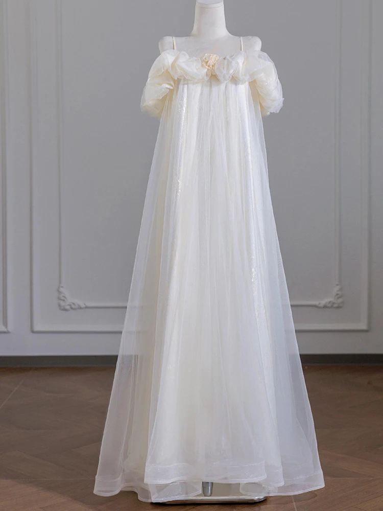 

Свадебное платье Sweet Sle с одной лямкой, длинной юбкой А-силуэта, без рукавов, с вуалью, для помолвки и свадьбы