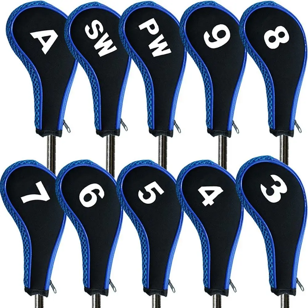 Zubehör Golf Training Ausrüstung Golf Eisen Abdeckungen Set Golf Head Cover Golf Headcovers Golf Club Abdeckung Golf Eisen Headcover
