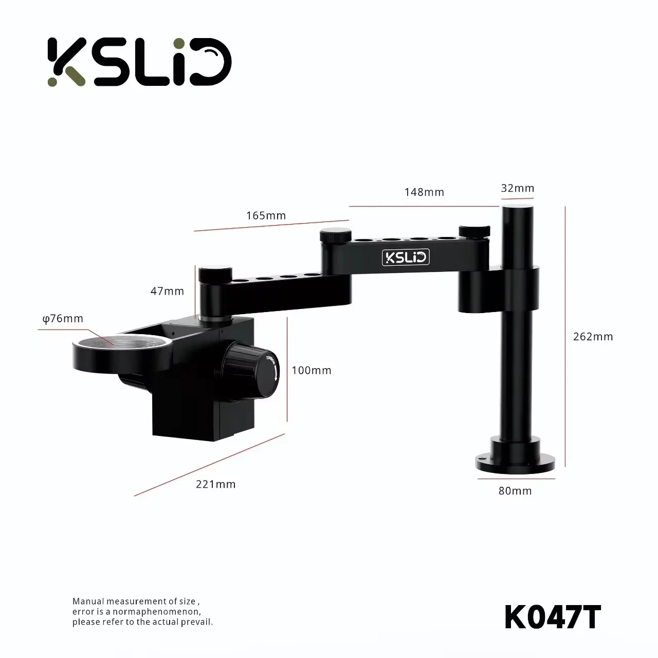 

unique RF4 KSLID K047T Microscope Stand Swing Arm Universal Rotating Safe Stable Suitable for Supporting Fixed Microscope Stand