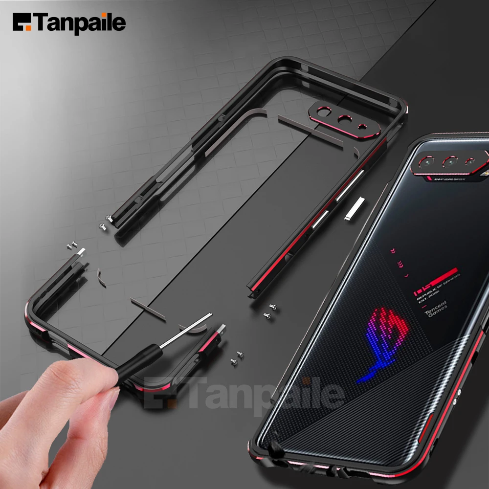 

Luxury Ultra-Thin Aluminum Alloy Metal Bumper Case for Asus ROG 7 Ultimate 6 6s 6D Pro 5 5s 3 Strix 2 Lock Magnet Cover Capa