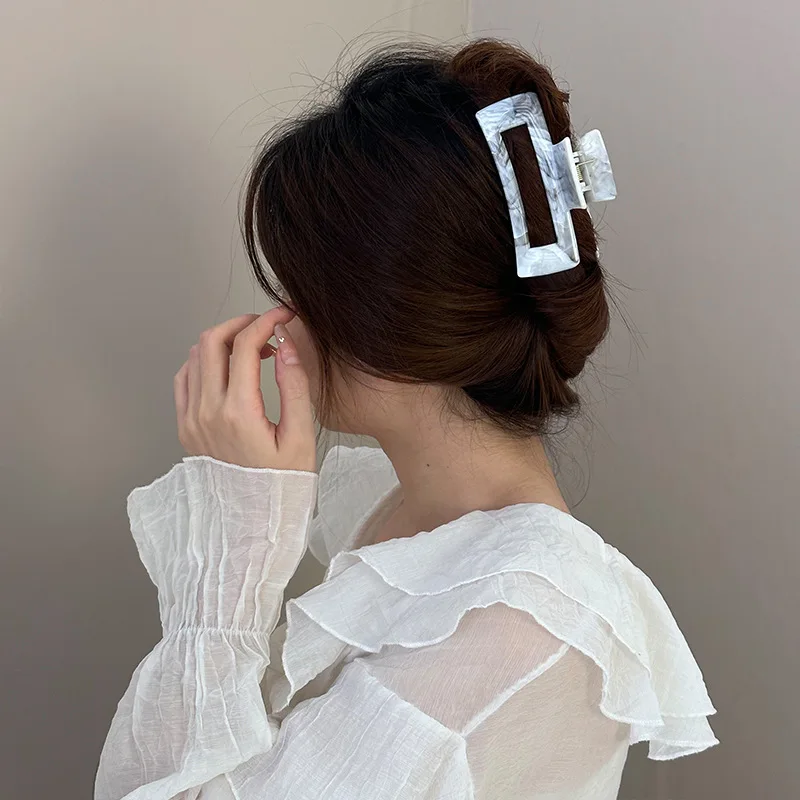 Hair claw accessories clip for women girl pin large thick fascinators elegant Headdress vintage popular 2024 adults kpop fashion