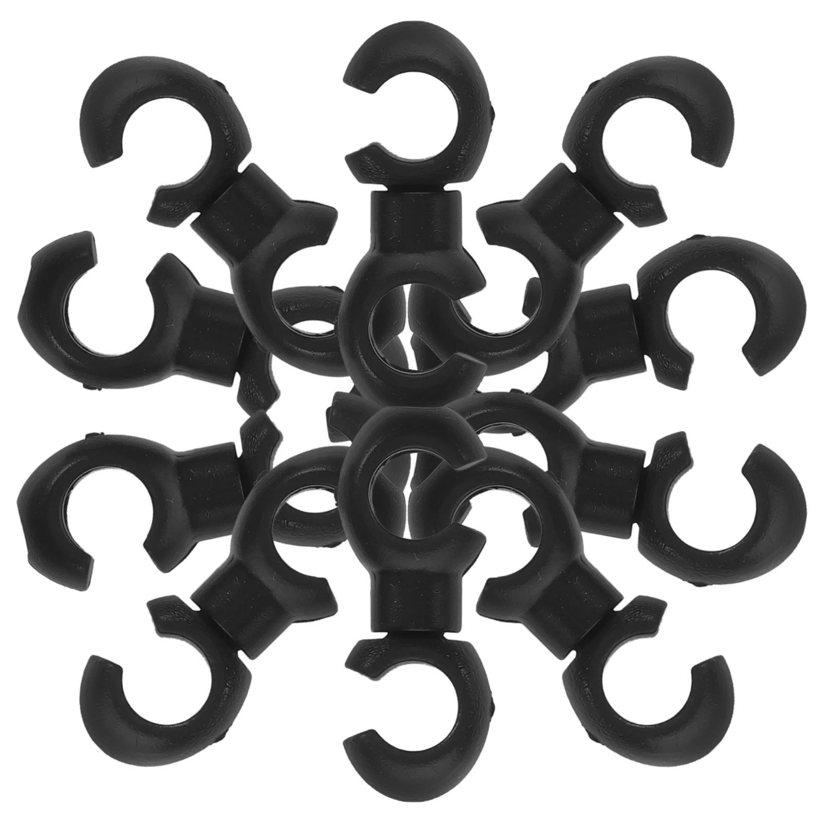 

10Pcs Hook Clips Housing Hose Guide for Cycling Brake Gear Cable Sets Bike Line Clamp Black Road Bikes