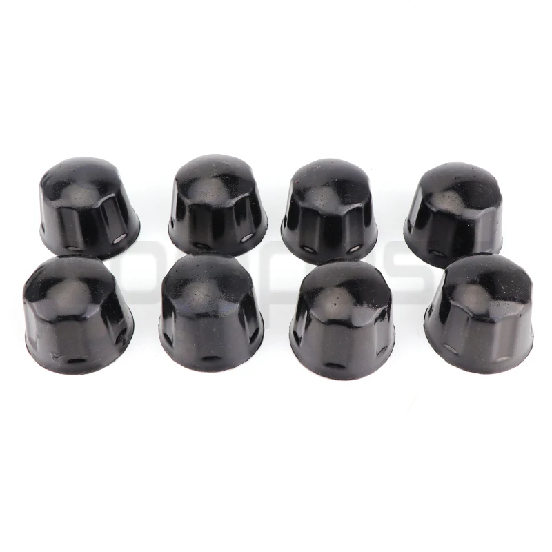 4pcs Rubber Dust Nuts Cover Cap Axle Protection For 50/70/110/125cc Quad Bike ATV