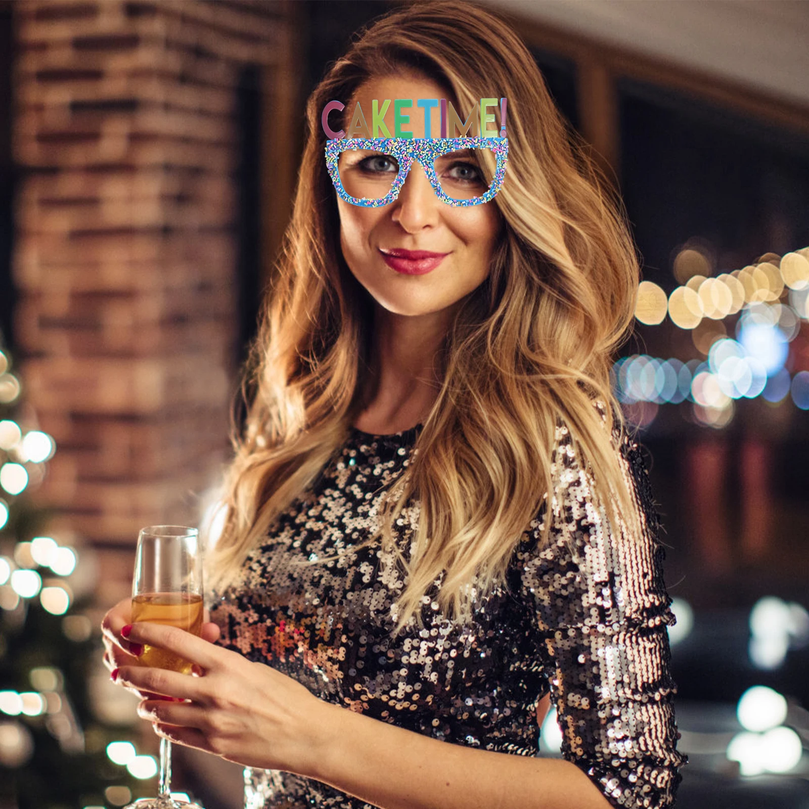 

Paper Glasses Prop Creative Eyeglasses For Birthday Party Rave Festival Decorative Glasses Lightweight Photo Booth Props