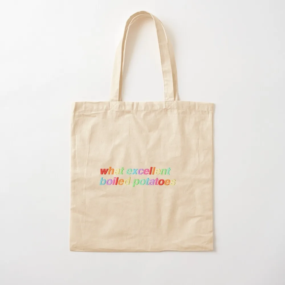 

Pride & Prejudice - what excellent boiled potatoes (rainbow) Tote Bag Women's tote bag canvas bags tote bag men's Big women