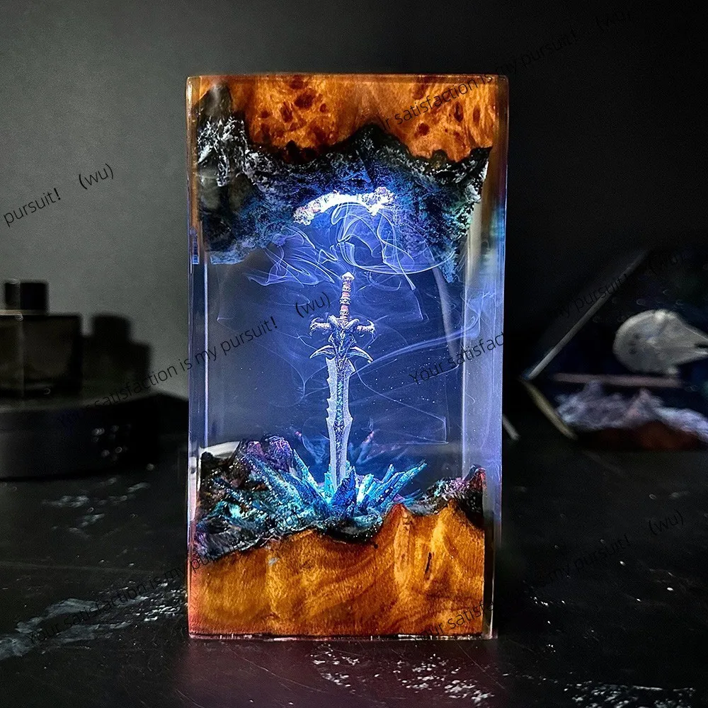 Home decoration, magic sword theme crafts, resin statue sculpture decoration， statues for decoration