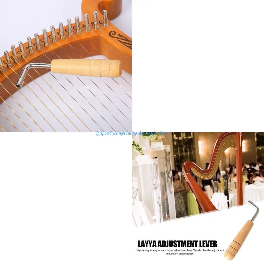 

Lyre Harp Tuning Wrench Lyre Harp Tuning Wrench Tuner L-shaped Handle Adjustment Tool Inner 4 Wrench