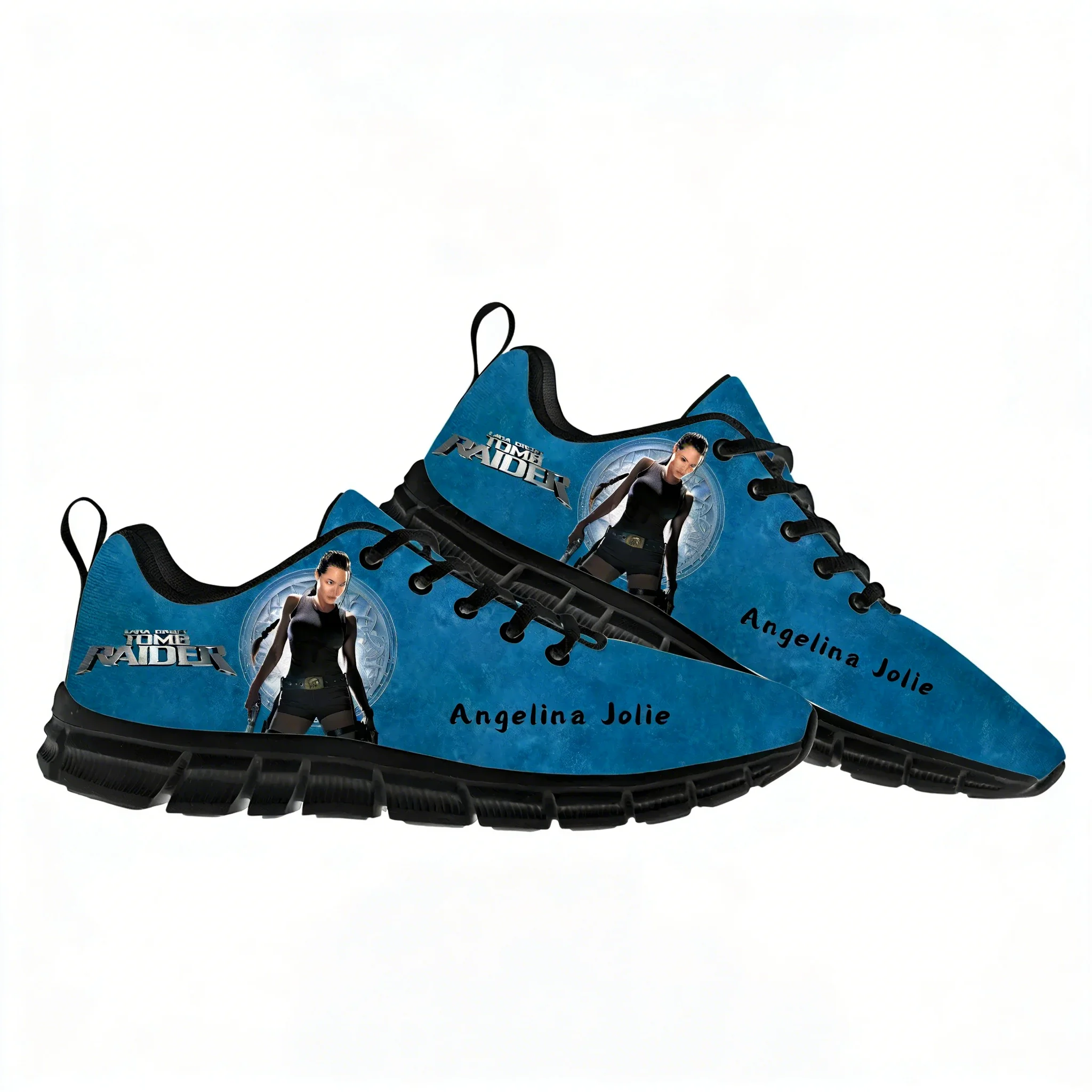 

Lara Croft Tomb Raider Sports Shoes Mens Womens Sneakers Angelina Jolie Casual Sneaker Custom Shoes