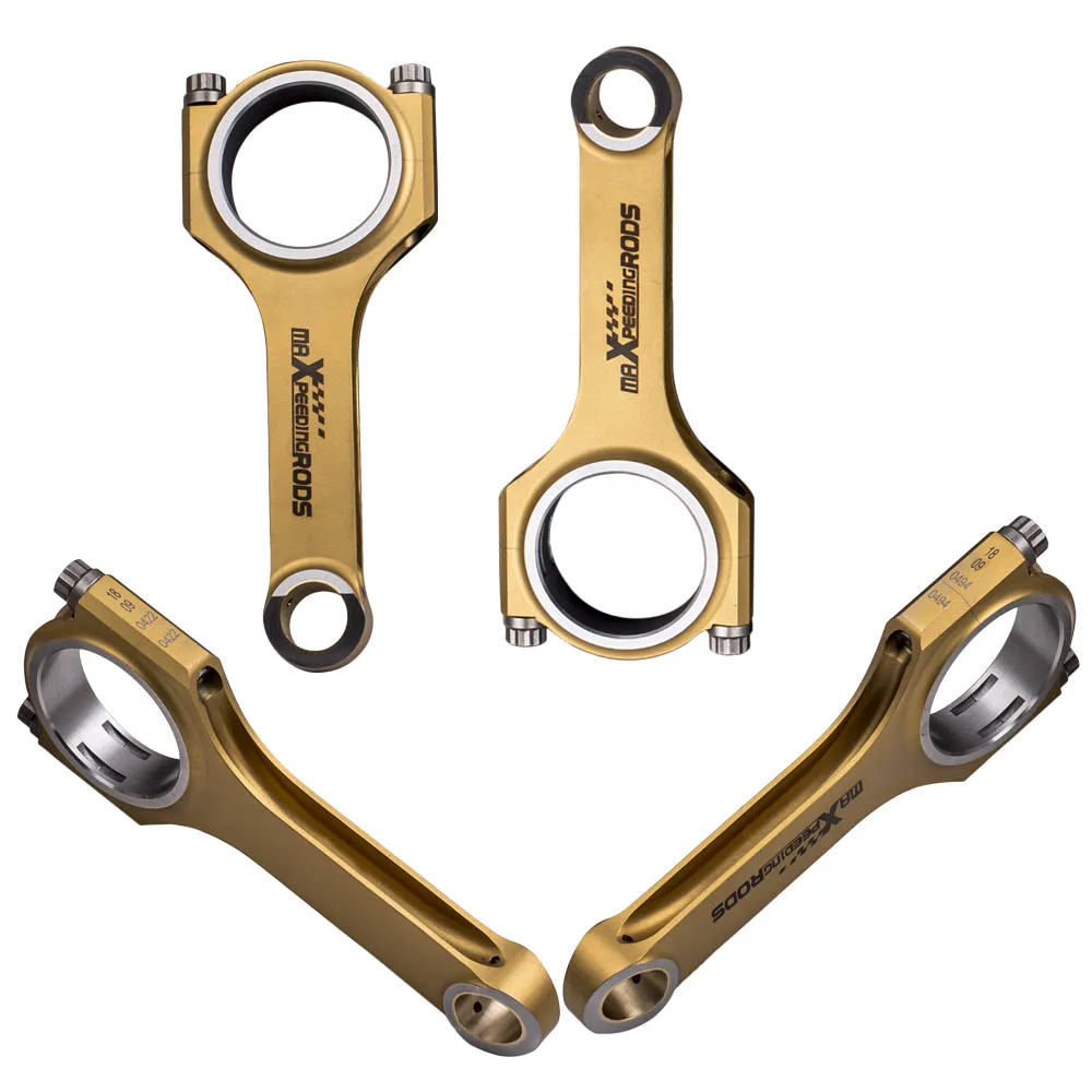 4pcs Connecting Rod Rods For VW Passat Golf Gti Audi S3 1.8T 225 2.0 16V 20V ARP Bolts