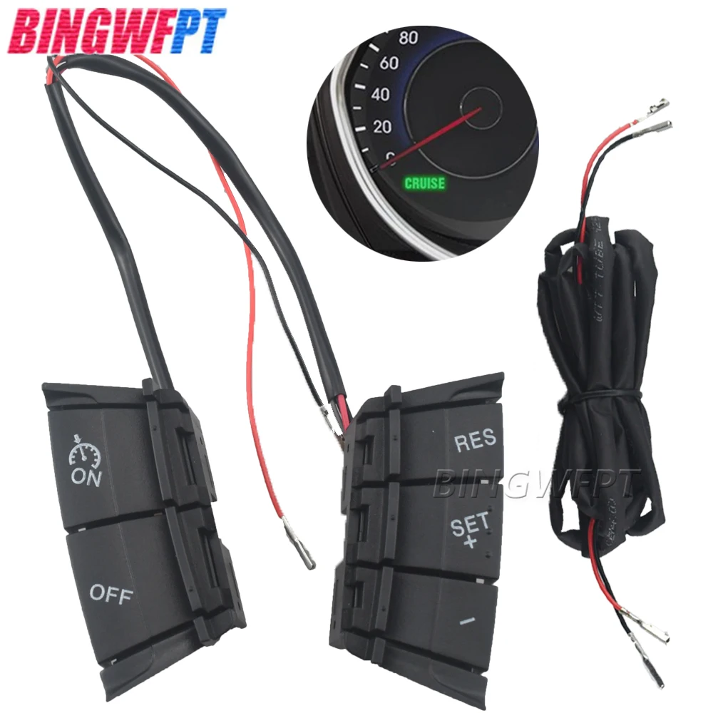 BINGWFPT Car Steering Wheel Switch Cruise Speed Control System For Ford Focus 2 2005 2006 2007 2008 2009 2010 2011 Button Switch