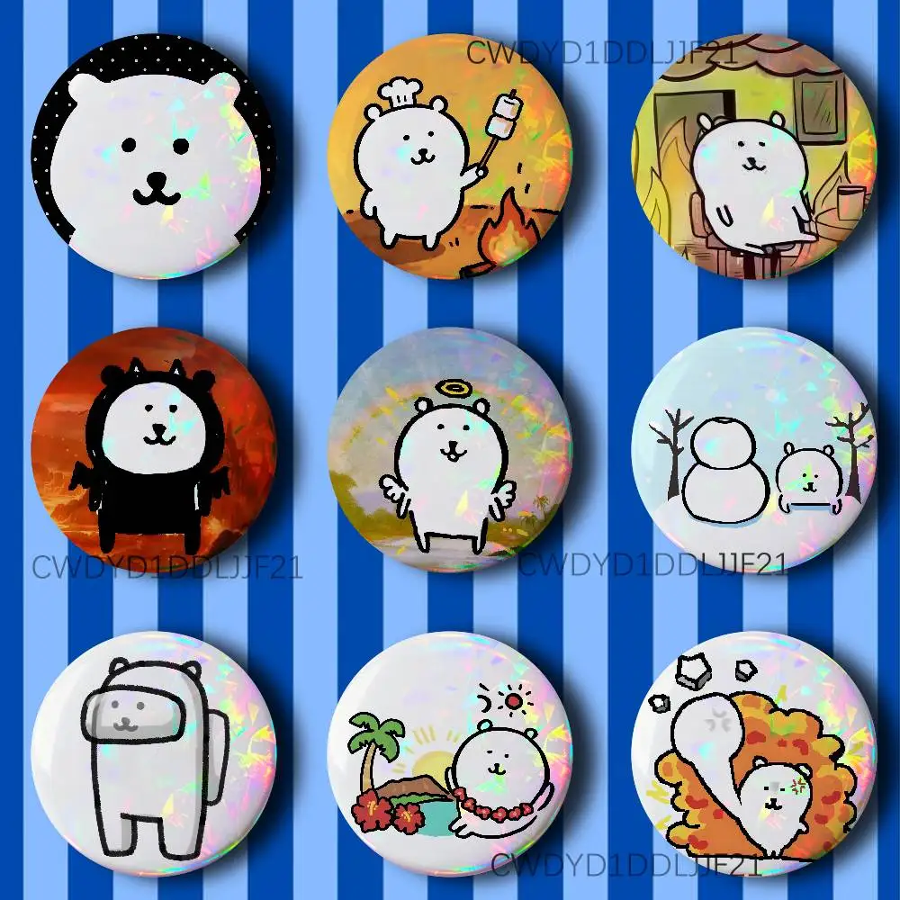 

J-Joke Bear Cute Button Pins Cool Anime Cosplay Badges Clothes Backpack Decorations Brooch Gifts